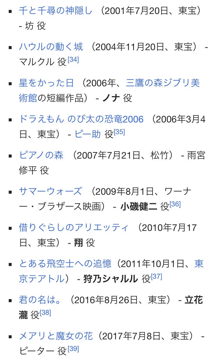 みかん W 隆が声優としてすごいのは知ってたし 神木隆之介が出たアニメ映画は売れる とか言うのも知ってたけど ドラえもんのピー助までやってるなんて知らんかった 隆 すごいよ 出てる作品全部知ってるよ 神木隆之介 ピー助 ドラえもん