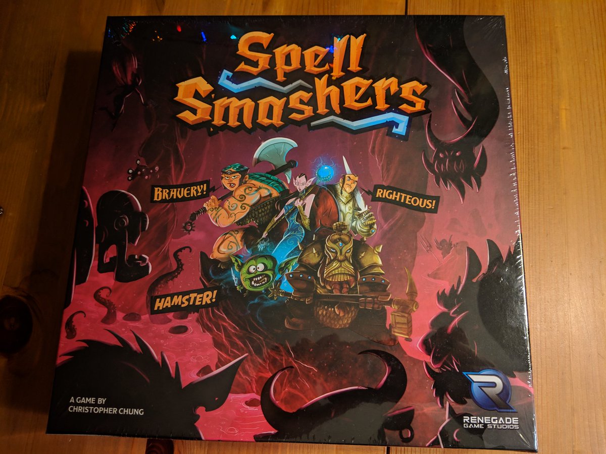 MrChartrand's tweet photo. Guess who has Spell Smashers now?
Helloooooo and welcome to my shelves!
#spellsmashers @PlayRenegade @CChungGames #bgg #BoardGames #wordgames #tabletopgaming #boardgamegeek https://t.co/BZbu7VoIev