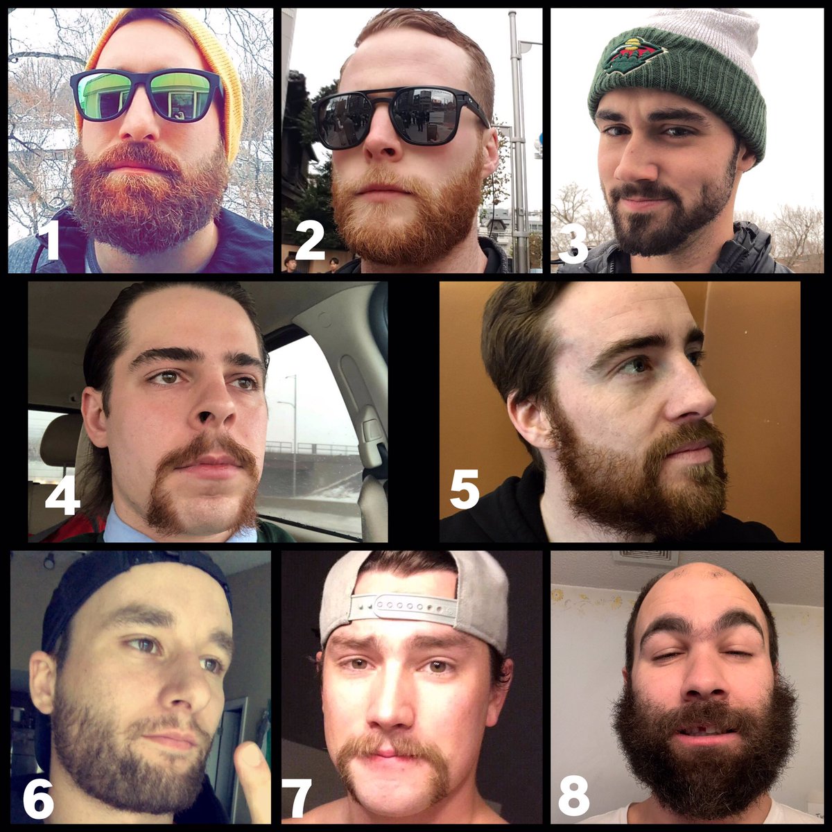 We just wrapped up #NoShaveNovember with these champs 🧔 who deserves the W?