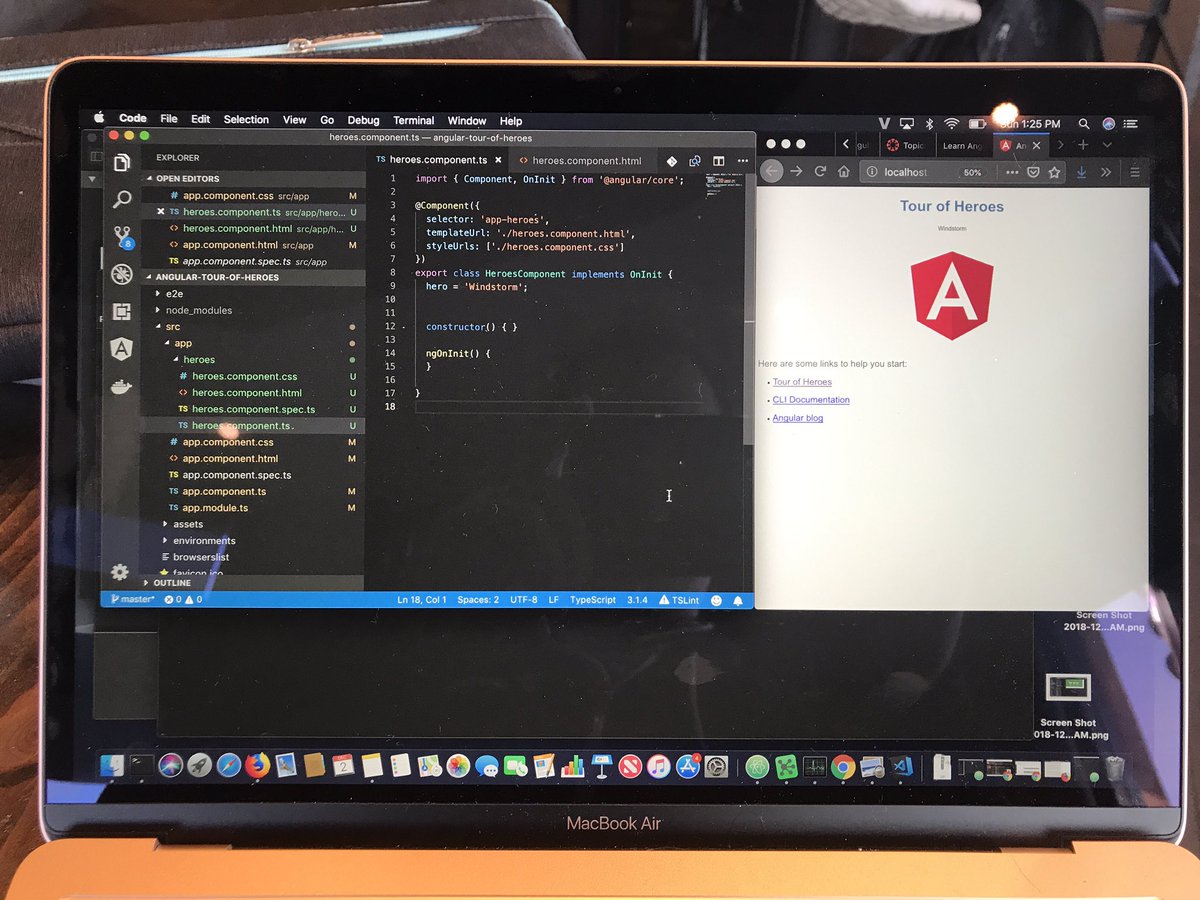 Joachim8675309's tweet image. First day as #OpsEngineer #BuildReleaseEngineer learning FE programming, starting w. @angular going through #TourOfHeroes. Imagination going wild now.  

Part of reason is to understand pain points and collaborate ala #DevOps way 1/3

@RealGeneKim