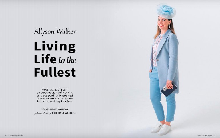 This month's Thoroughbred Today features a prominent member of <a href="/WoodbineTB/">Woodbine Racetrack</a>'s community - <a href="/AllysonKWalker/">Allyson Walker</a>! Visit <a href="/EverythingEqLLC/">EverythingEQ</a> to read the story by <a href="/HaysMorrison/">Hayley (Hays) Morrison</a>: issuu.com/everythingeq/d… #BetWoodbineTB #TeamAttfield