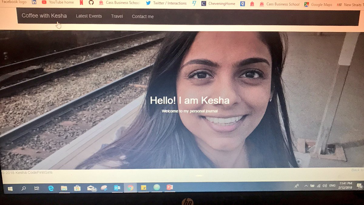 kesha2792's tweet image. Can’t believe I just made a webpage from scratch.. Now awaiting the final presentation with @CodeFirstGirls this Wednesday and we’re officially done! #codingforgirls #webdevelopment