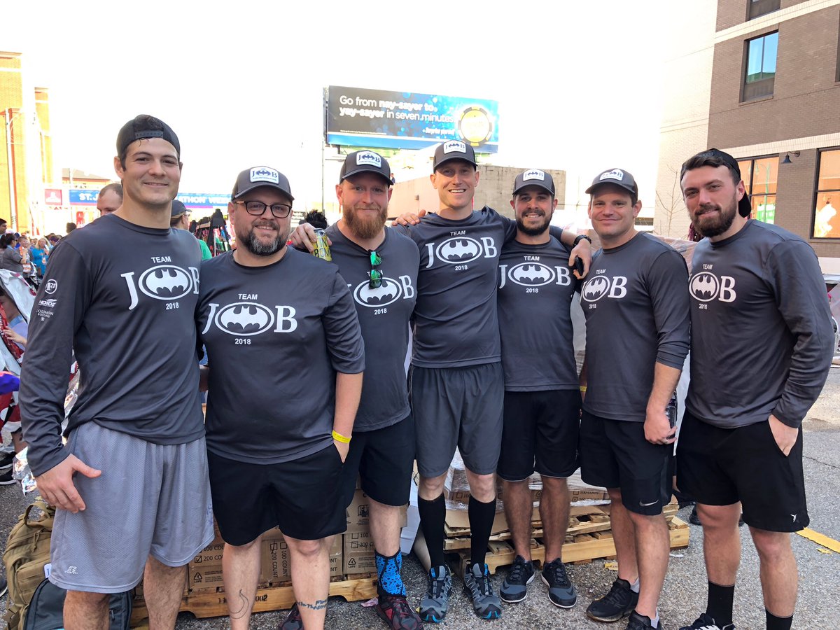 Rucked 60lbs in the <a href="/StJude/">St. Jude</a> half marathon with #TeamJob in memory of a little boy taken well before his time. Great to see the men of <a href="/F3Memphis/">F3 Memphis</a> along the way