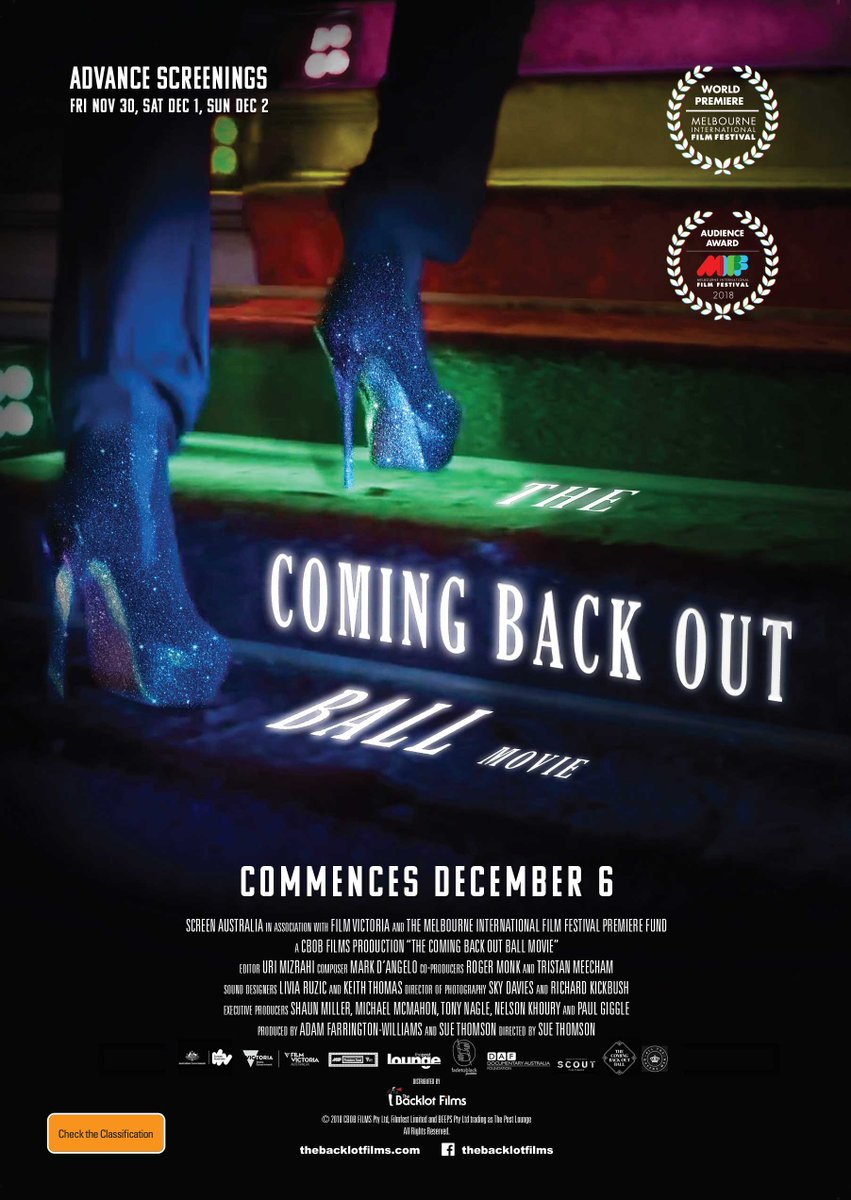 <a href="/deborahcheetham/">Deborah Cheetham Fraillon</a> you were glorious in documentary The Coming Back Out Ball celebrating the lives of Melbourne ageing LGBTIQ+ community. The film will be <a href="/cinemanova/">Cinema Nova</a> from THIS THURSDAY the 6th of December.