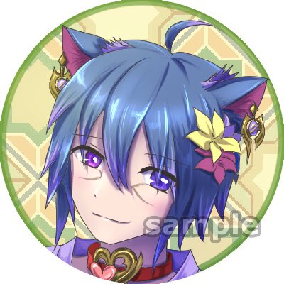 Minetteillust イラストのお仕事してます アニメ塗り美麗タッチ アイコンフェイスアップ00円 イラスト アイコン 猫系男子 擬人化 創作クラスタ クリスタ Clipstudio オッドアイ