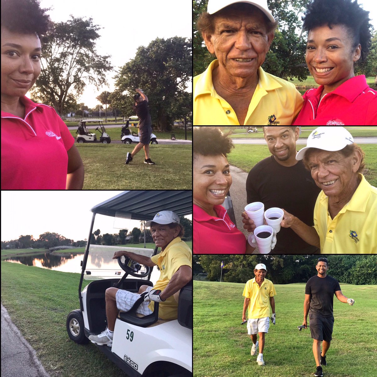 KarenShevaEva's tweet image. Spend time with family as much as you can.☺️❤️ #hangingwithdad #goodday #onthecourse #justlikeoldtimes #family #golfday #18holes #familytime #dadsapro #sundayfunday #golf #daddysgirl #blackgirlsgolf #familythatgolfstogetherstaystogether #goodtimes #gripitandripit