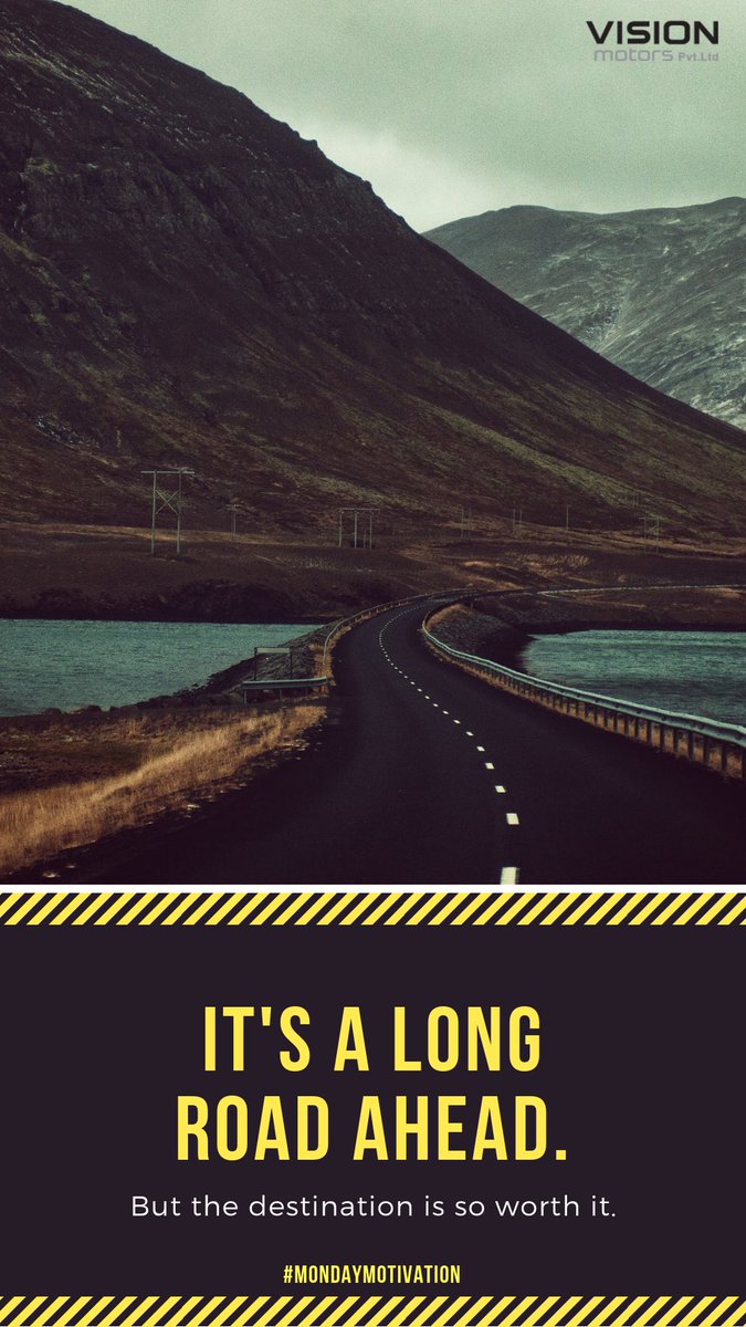 visionhondaoff's tweet photo. The road could be long, but deep within we all know that the view at the top would be magnificent. With this dose of #MondayMotivation, #VisionHonda wishes you a great week and a fruitful month ahead. https://t.co/bsSoEYaeCK