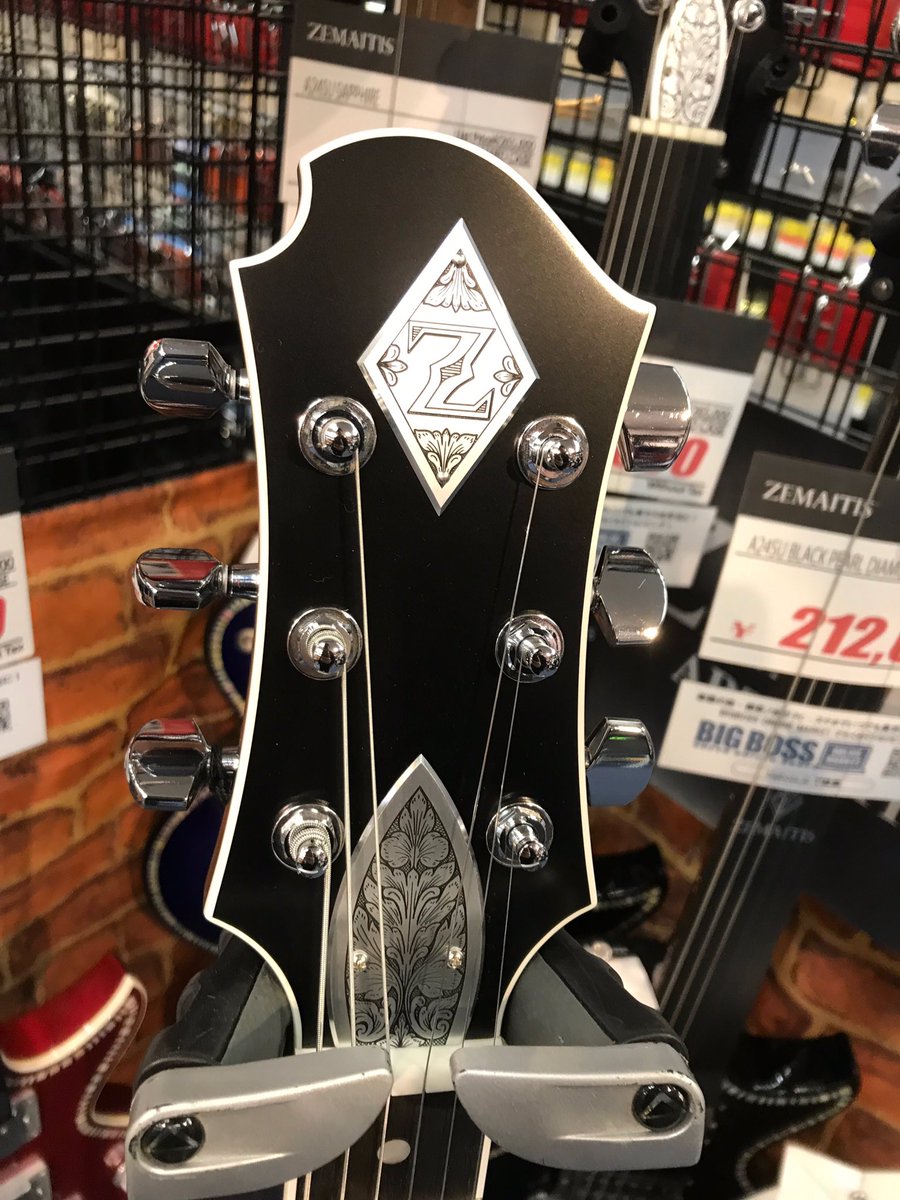 ZEMAITIS A24MF EXL BK‼️ 673mmスケール、メイプルネック #DiMarzio
