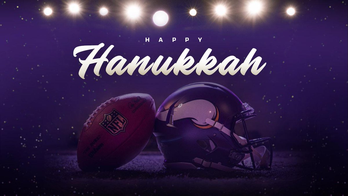 To all of the #Vikings fans that celebrate, Happy Hanukkah! https://t.co/yFy6WWRhxO