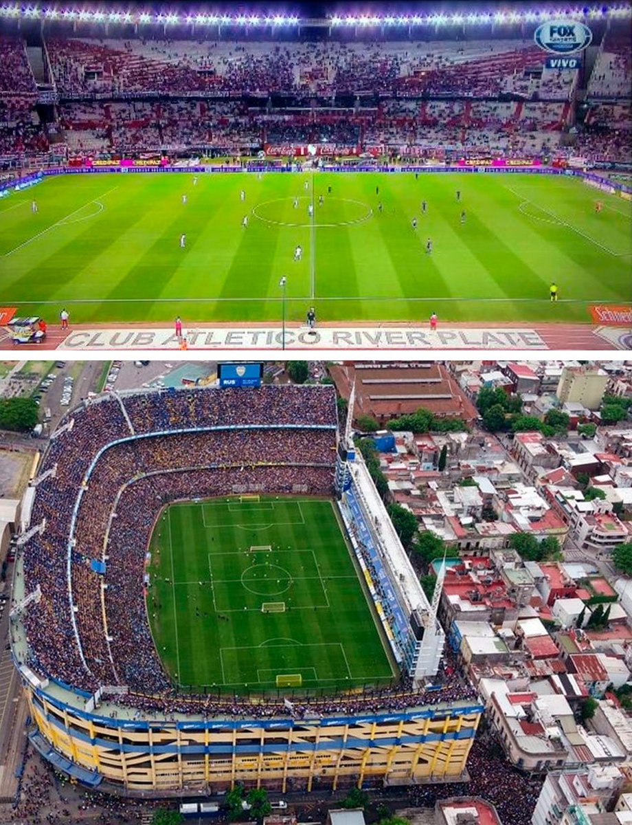 lamitadmas1's tweet image. En una imagen vemos ahora a riBer jugando por la Superliga en un partido oficial, la otra imagen es La Bombonera para ver 20 minutos de un entrenamiento un día de semana. Por favor periodistas, hinchas de otros equipos, no nos comparen más con esta gente.