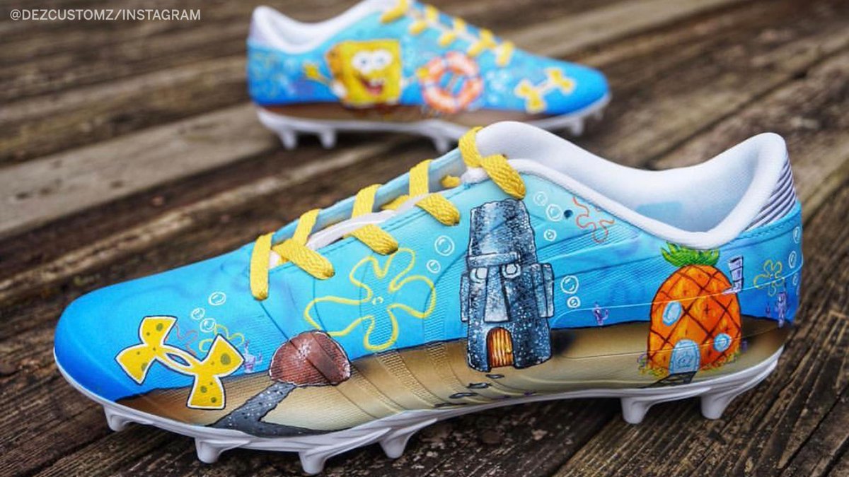 spongebob baseball cleats