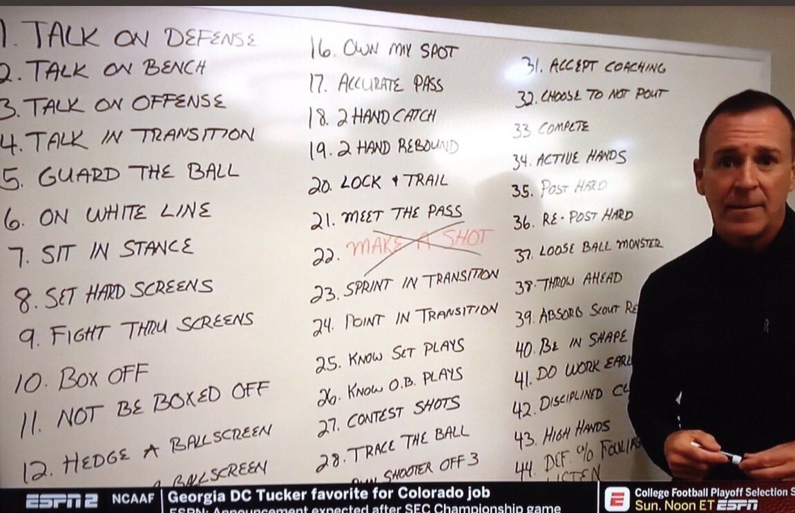RisingCoaches's tweet image. 50 ways to win other than making shots ⤵️

It’s extremely hard to win a basketball game - how are you going to win the game when shots aren’t falling? 

Pretty good list here seen during the Kentucky game‼️
