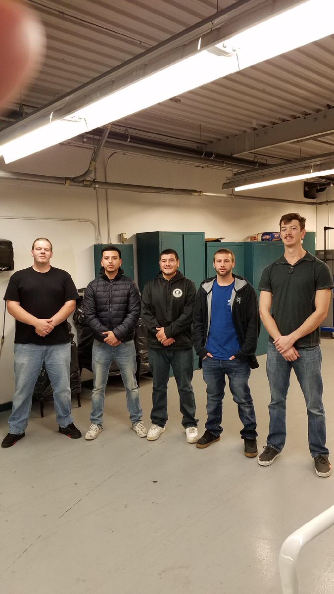 Congratulations to these 5 young men! They attended our BUSD Adult Ed Apprenticeship math preparation class and passed the Welding Union Apprenticeship entrance test!!! #life-changer #apprenticeships ⁦<a href="/lrbeat/">Leslie Beatson</a>⁩ ⁦<a href="/BUSDSup/">Janice Adams, Interim Superintendent</a>⁩