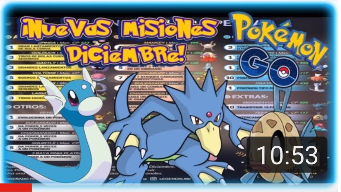 FritopiaGo's tweet image. Fritonian@s! Todas las nuevas #investigacionesdecampo o #misionesdecampo en #Pokemongo del mes de #diciembre 
m.youtube.com/watch?v=fbUfpi…