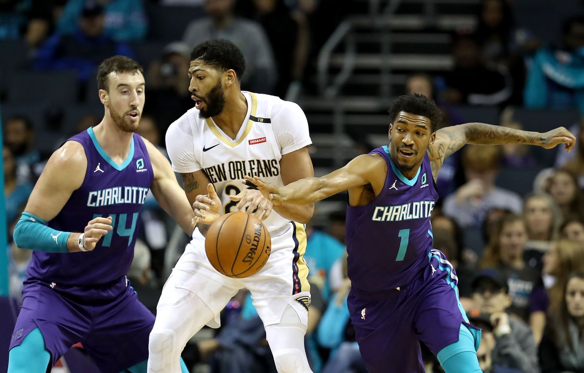 Anthony Davis powers Pelicans past Hornets 119-109