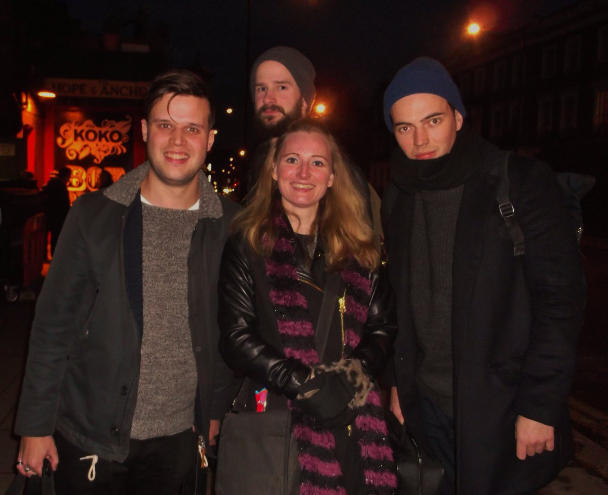 ladymuse1st's tweet image. #Dec3rd  #RockNRollAdventCalendar and a throwback to a cold December night in 2015 outside @KOKOLondon with @whiteliesmusic 🤗