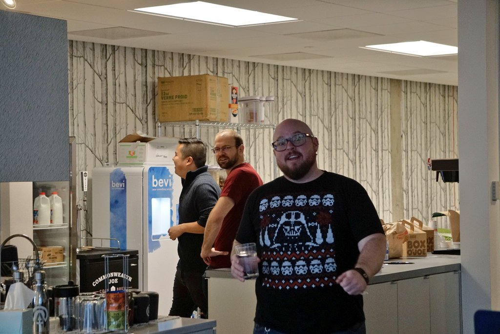dccodecoffee's tweet image. Pics from today&apos;s DC #codeandcoffee 2.98 hosted by @ArcadiaPower #dctech