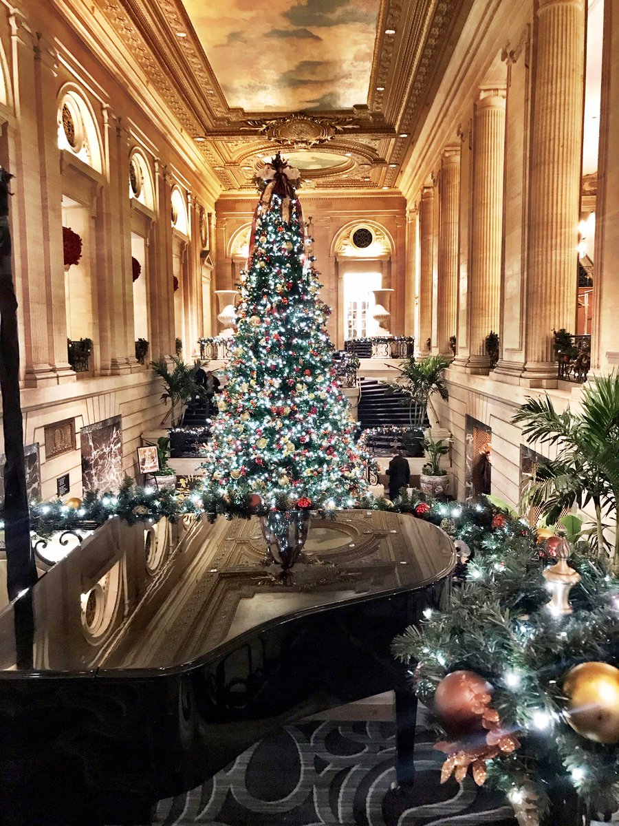 CandidCandace's tweet photo. Always stunning holiday decor at the @HiltonChicago ! #bigasstree (Loved seeing YOU @IndustryNightIn !) https://t.co/yV16UYQ8gn