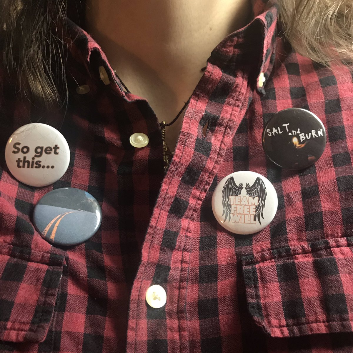 NerdyMonsters's tweet photo. Ready for the hunt! #newpins #supernatural https://t.co/qSHMDjFLcP