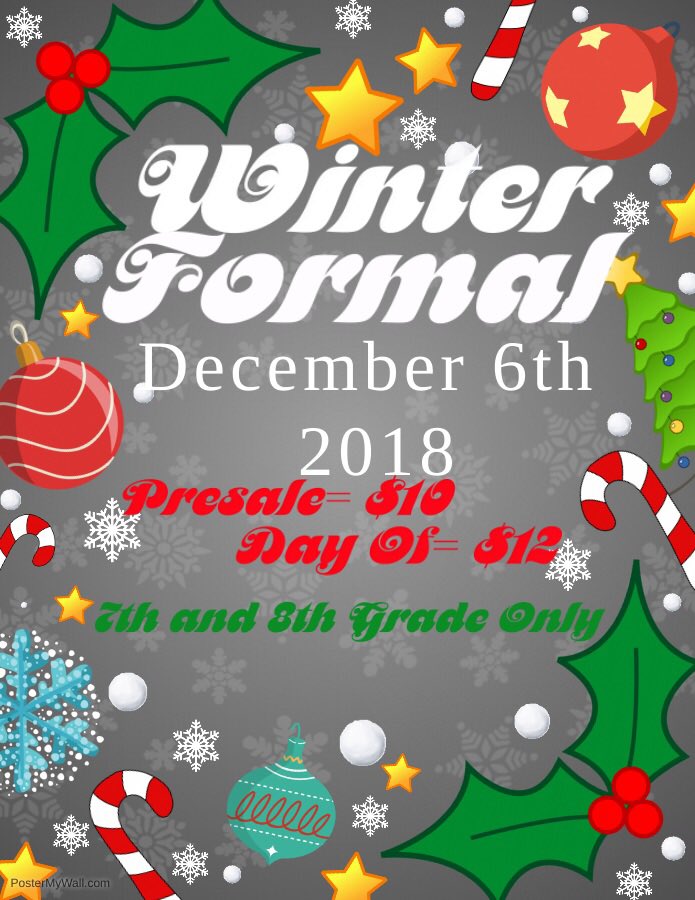 lccms_asb's tweet photo. Only three days left to get your winter formal tickets at discounted price of $10!!! Make sure to bring your permission slips in tomorrow!! #lccasb https://t.co/rshq9JuGv9