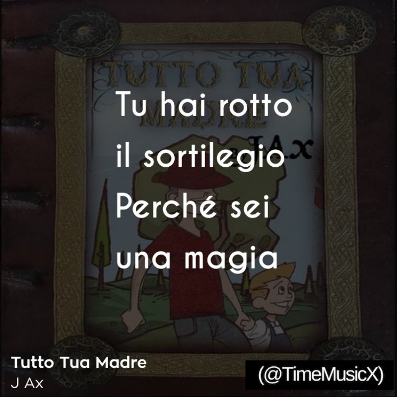 Timemusic On Twitter Jax Tuttotuamadre