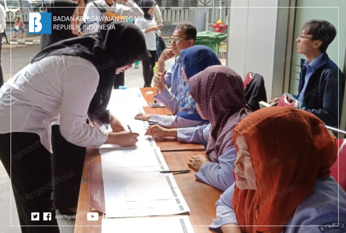 Suasana Ujian SKB CPNS 2018 di Kementerian Kelautan dan Perikanan