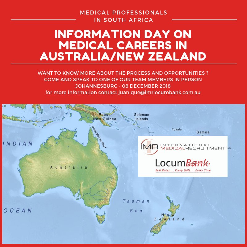 juanlie72's tweet photo. So looking forward to meeting our Doctors in South Africa on 8 December #IMRDRDAY @IMR_Medical #healthcarecareers https://t.co/gVm6w1KZ6j