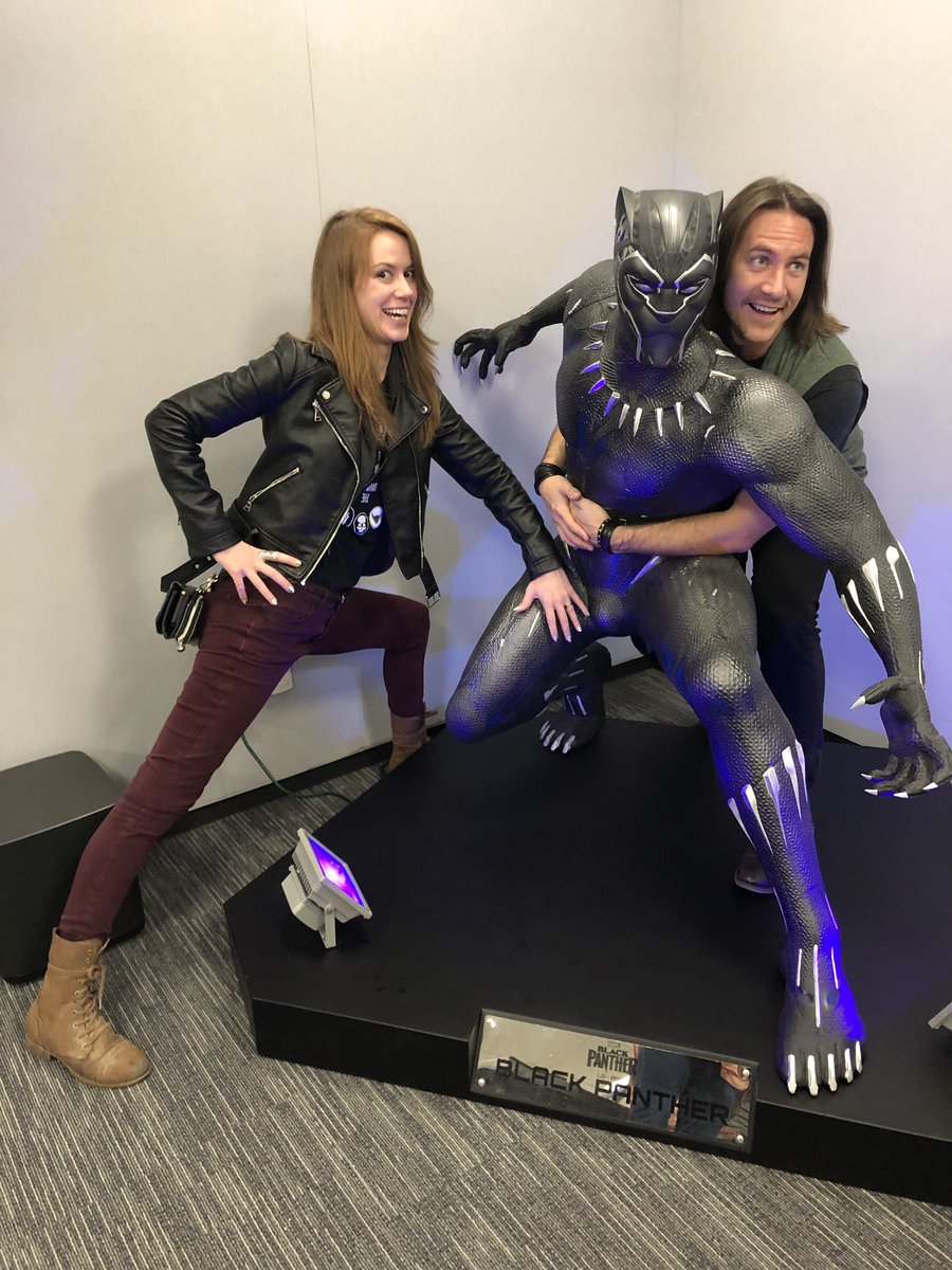 matthewmercer's tweet image. Chilling with the rest of the cast of #BlackPanthersQuest about to watch live, so prepare for a barrage of comments on the action.
