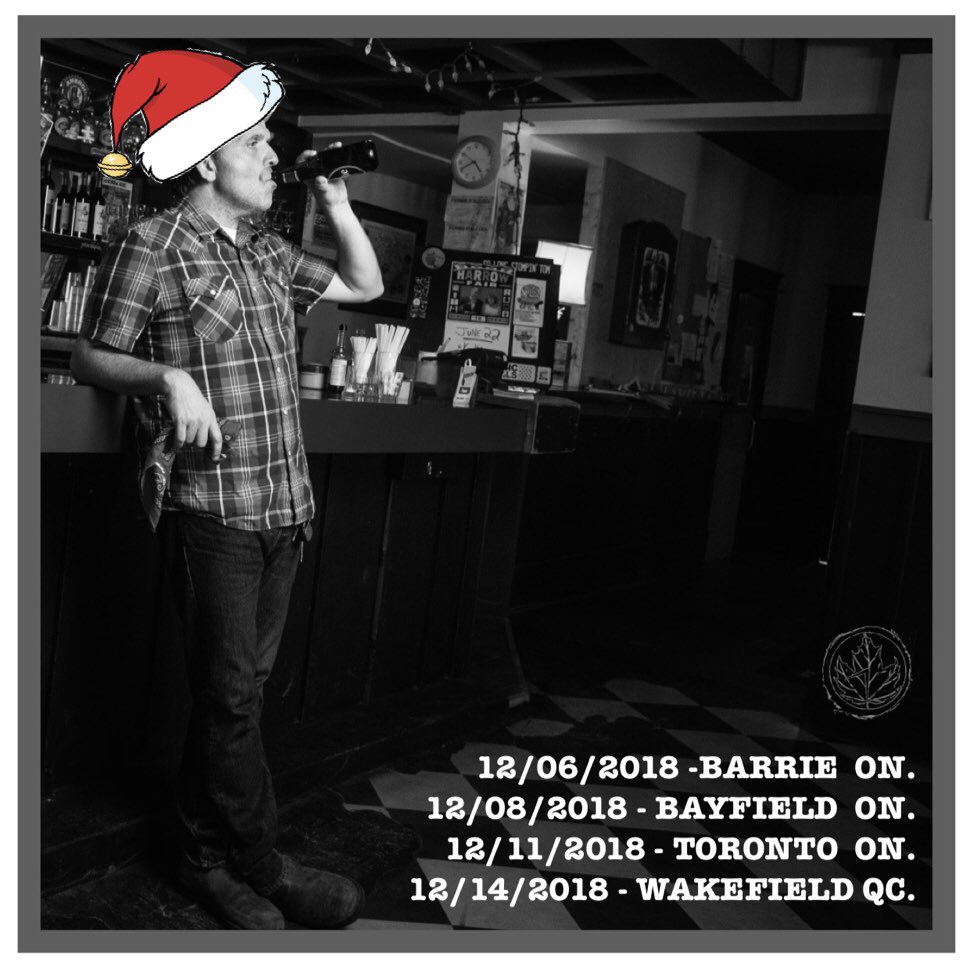 Dec 14 @mikeplume #band 8.30 pm in Wakefield QC.  Any questions?  #bornbytheradio  #mikeplumeband