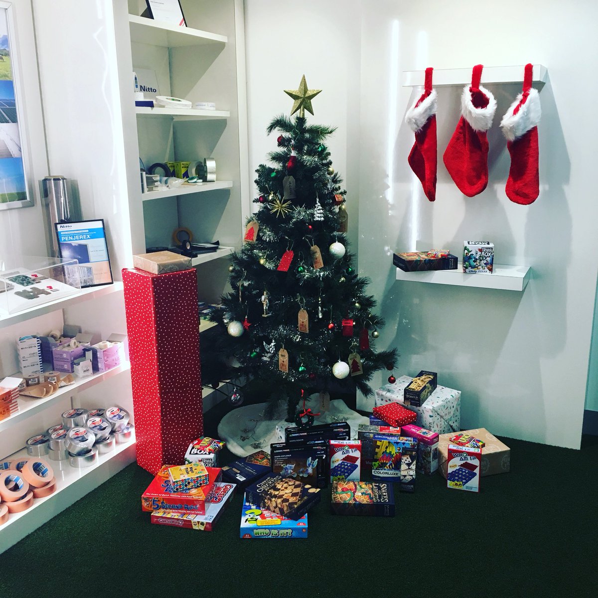 Our gift collection is coming along nicely. Thanks to everyone who has dropped off a present so far. We are looking forward to donating all these lovely gifts to <a href="/SmithFamily_org/">The Smith Family</a> next week. Keep them coming! 🎁🎄#toydrive #thesmithfamily