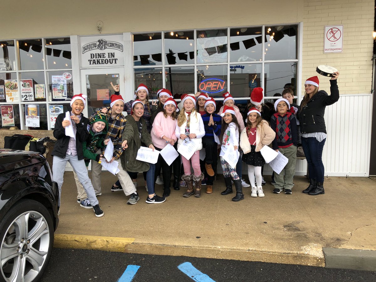 The #SLHChorus had a great time today singing for shoppers at 10th Ave Burrito during the holiday fair! Great job, guys!! <a href="/SLHeights/">Spring Lake Heights</a>