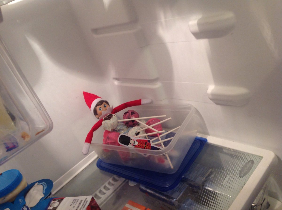 TheMillerBakery's tweet photo. I think my elf is into sweets. https://t.co/VZYeRodHQo