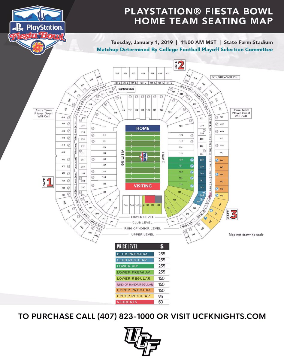 Fiesta Bowl Seating Chart