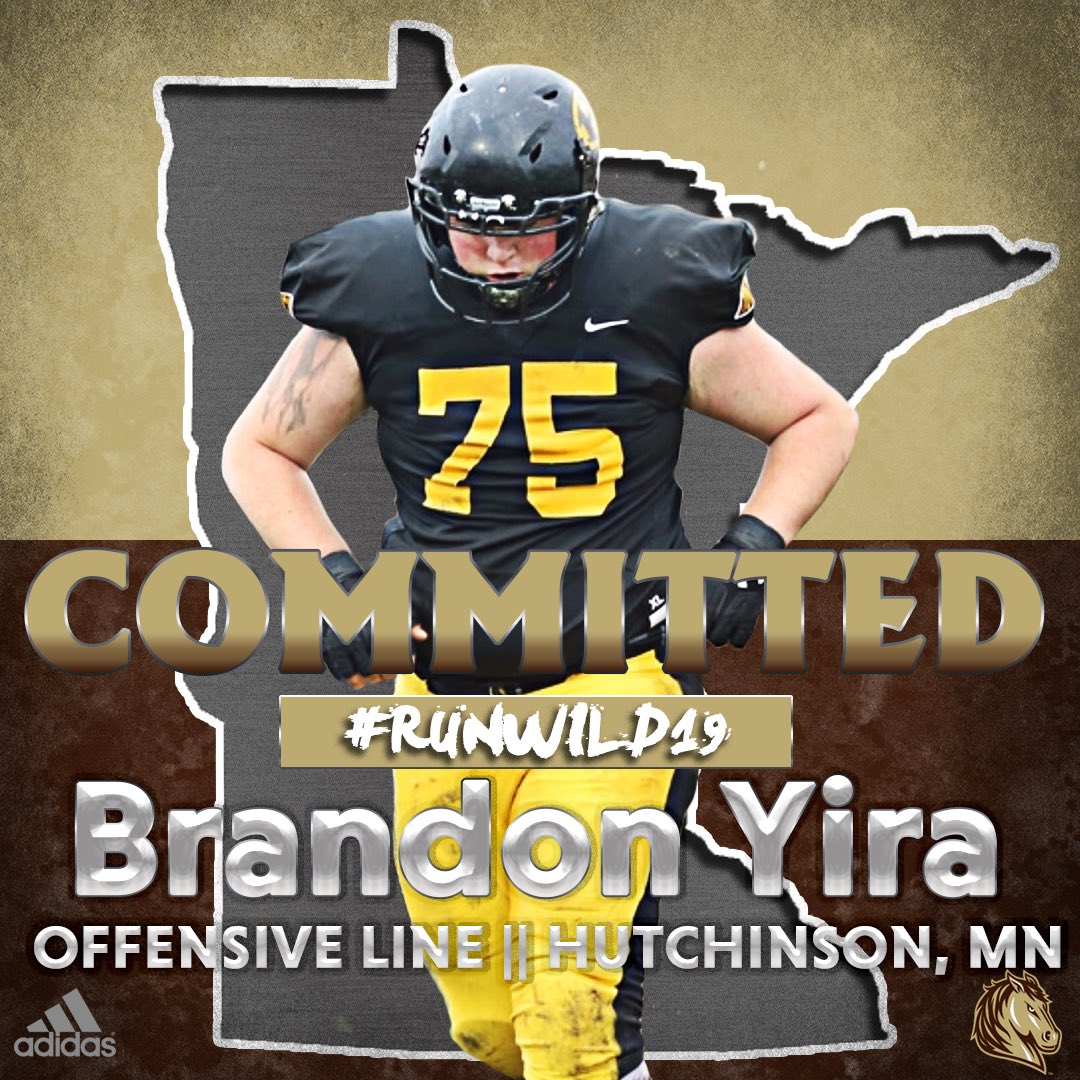 BrandonYira's tweet photo. So thankful to announce I will be furthering my football and academic career at Southwest Minnesota State @SMSUfootball @CoachCorySauter @CoachBull16 🐴 https://t.co/WZ2CBEPp9M