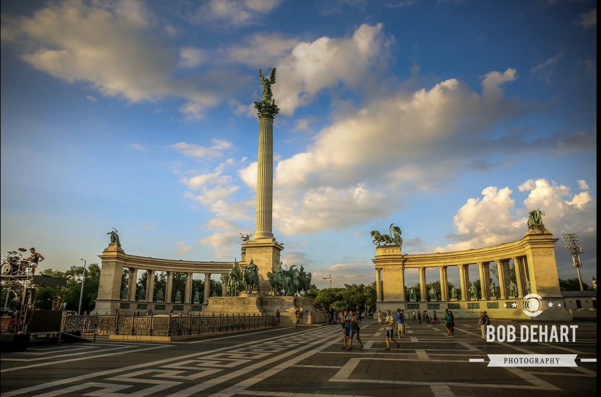 dehart_bob's tweet photo. Flashback to that warm day in Budapest at Heroes’ Square. #yorkcollege #studyabroad2018 #travelphotography https://t.co/f7MEp0pbcW