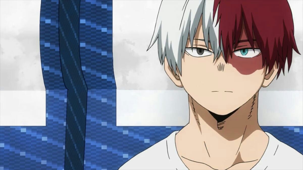 His calm expression is so soothing #Todoroki #BokuNoHeroAcademia #MyHeroAca...