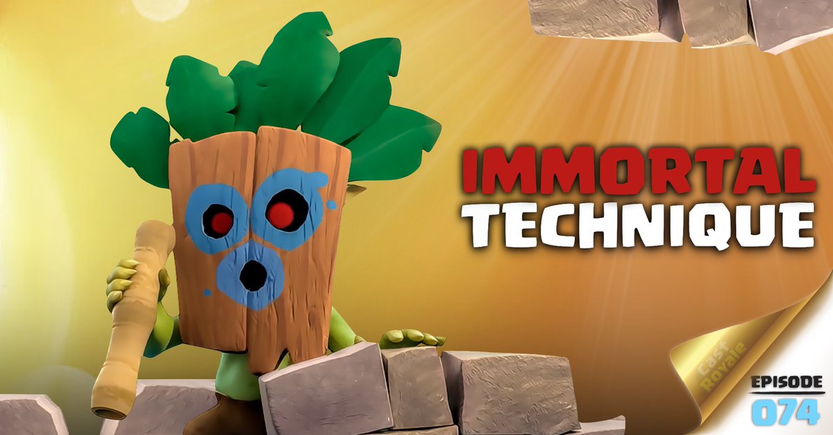 After an extended Thanksgiving break, we’re back! Join us as we discuss a host of topics, cover the balance changes in detail and open some chests. Then, we spotlight a deck that teaches you how to become a CRL pro! We call it, Immortal Technique 🎯 

🎧: castroyalepodcast.com/074-immortal-t…