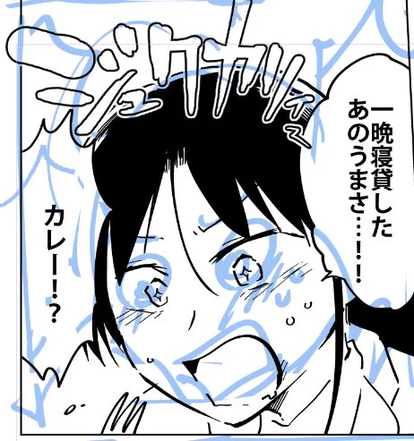 桐谷さん作画中 