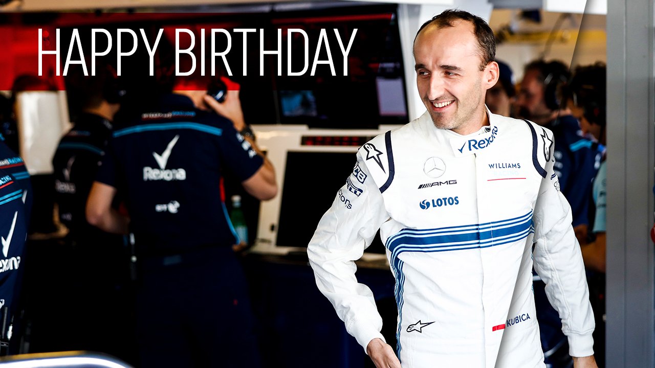 Happy birthday, Robert Kubica! The driver turns 34 today  