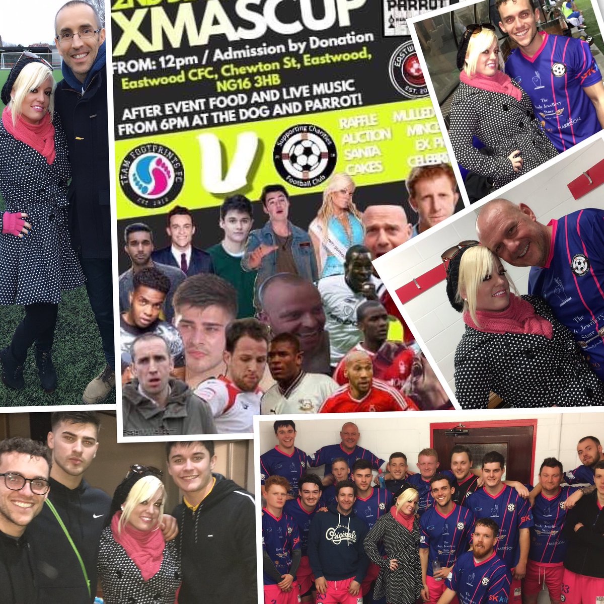 misskellywaite's tweet photo. Had a great time with all the #boys at the celeb charity ⚽️match ... Huge Thanks to @SupportSCFC for having me as your #guestmanager again 👍nice to meet everyone #teamfootprints https://t.co/4lUmGi0HtY