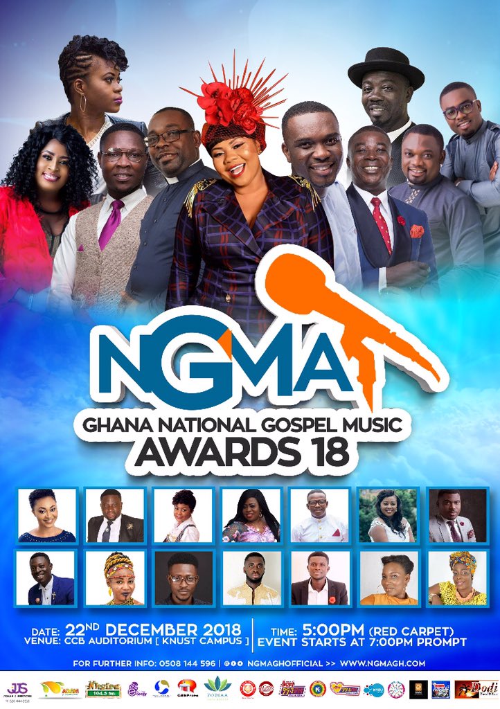 nhyira1045fm's tweet photo. #NGMA2018

A night of celebrating Gospel music and musicians. 

Date: 22nd December 2018
Venue: CCB Auditorium [KNUST] 

See you there! 🤝 https://t.co/jSLEeXuqed