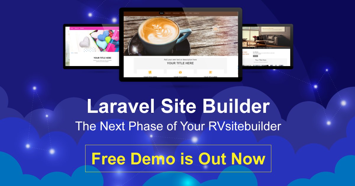 RVGlobalsoft_'s tweet photo. Try RVsitebuilder 7, the Next Phase of your RVsitebuilder is coming in early 2019.
Visit and Play with Demo Free here: https://t.co/ZDkjlihPvp
#draganddropsitebuilder #sitebuilder #laravelsitebuilder #Laravelsharedhosting https://t.co/CzLG40WLaW