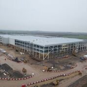 Good Morning. Our 1.6million sq ft facility is really starting to take shape at Symmetry Park Darlington as this latest drone footage shows! 
#logistics #SPDarlington #retail