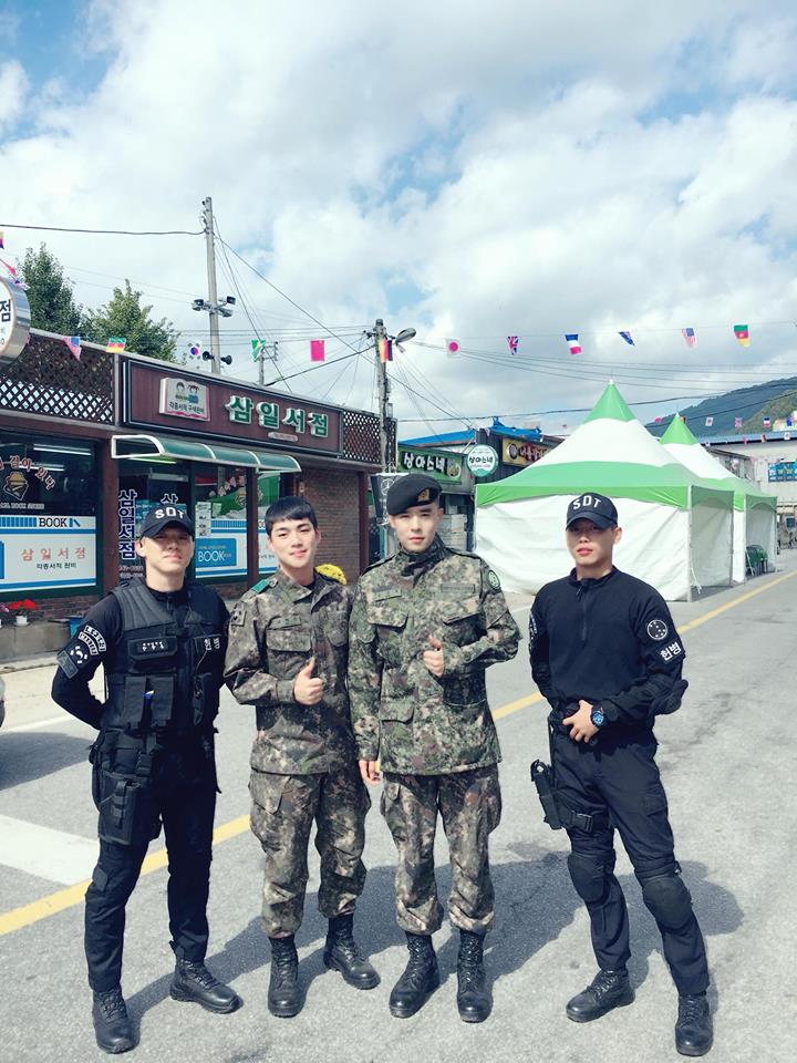 03.12.2018  JinOn foto de su servicio militar  Dte-sxMUcAAZh-Z