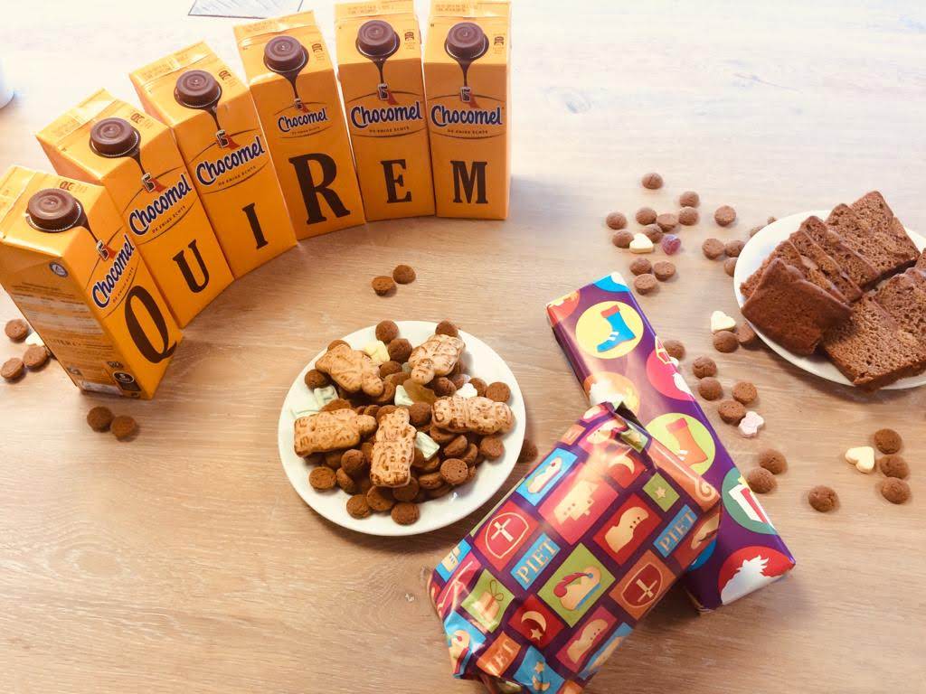 QuiremMedical's tweet photo. Upholding Dutch traditions at #Quirem, and celebrating with the entire #Quirem team. Happy (early) Sinterklaas everyone!  #Sinterklaas #pepernoten #hotchocoloate #teamHolmium #teamwork #workingtogether https://t.co/25t0o5fOaS