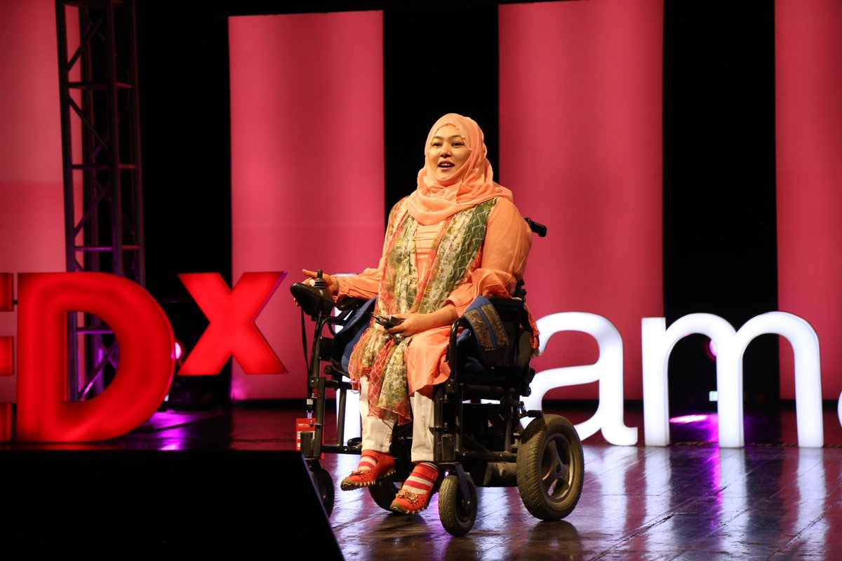 "Your disability does not define your ability. If one door closes, a thousand others open. The key is to build on your strengths so that every challenge motivates you to take yet another step forward."Shazia Batool, Community activist supporting women w/ disabilities #IDPD2018