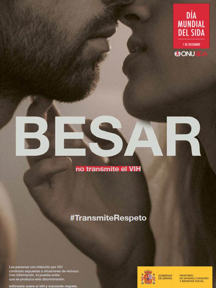 sanidadgob's tweet photo. El #VIH no se trasmite por besos, abrazos, dar la mano o tocarse. No discrimines. No estigmatices. Infórmate sobre el VIH y #TransmiteRespeto #NoDiscriminación #SinEstigma https://t.co/sW0an5DRB6