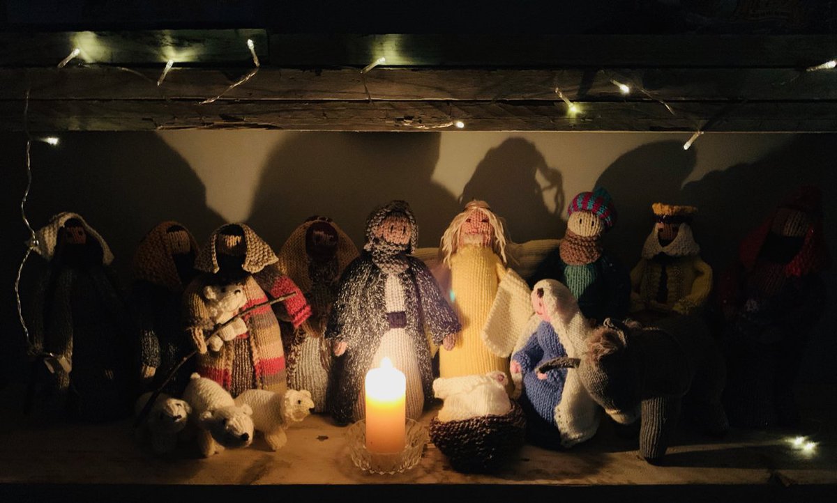 domesticgeezer's tweet photo. Many thanks to @StChadsYork for letting us be the first stop of their knitted #Posada this #CHRISTmas2018 #stchadsposada18 #TrueMeaning #Nativity #york #Yorkshire https://t.co/6dvrtVwLye