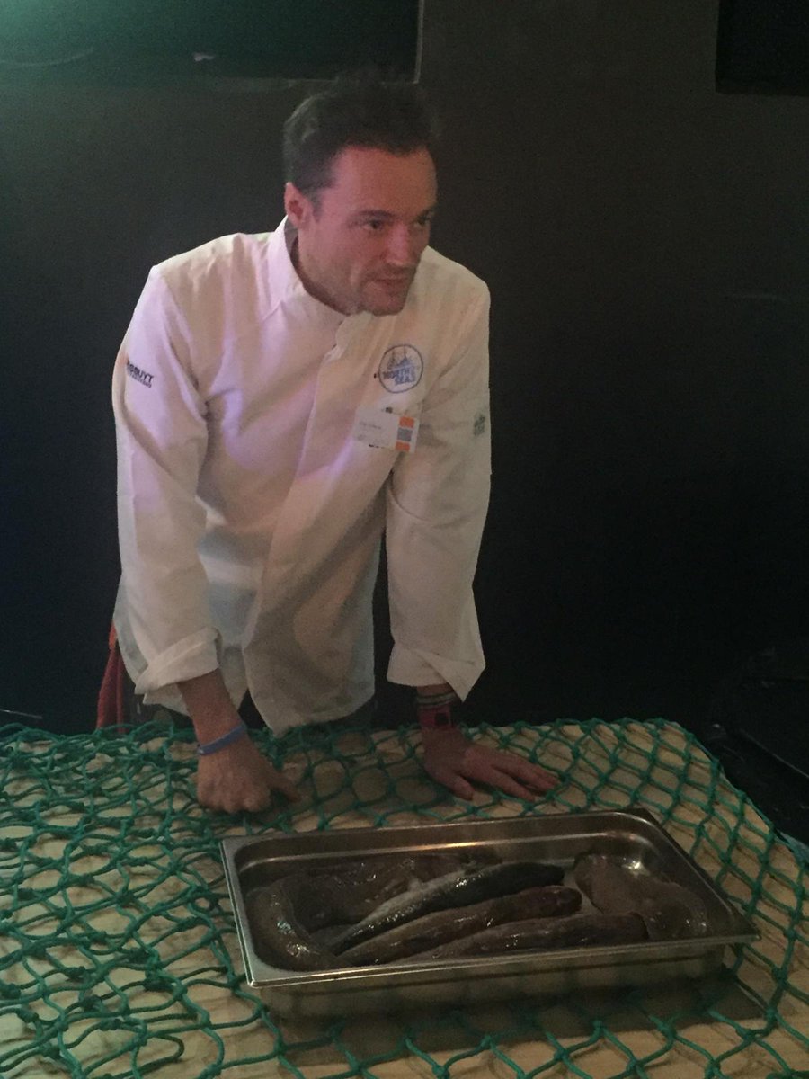 Despite loosing 40% of customers, North Sea founder <a href="/filipdejonkman/">Filip Claeys</a> kept on course to set up restaurant using fish caught in nets which normally gets thrown away. “We need to change our fishing strategy &amp; fish consumption or we won’t have  any fish left in the sea” #EatingTheGap