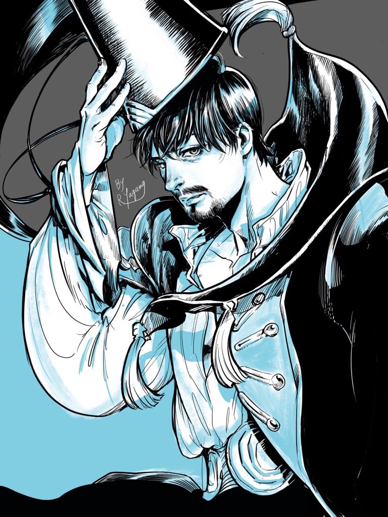 屋河先生のオルーギオさんだ！お髭がさすがのお髭でかっこいい